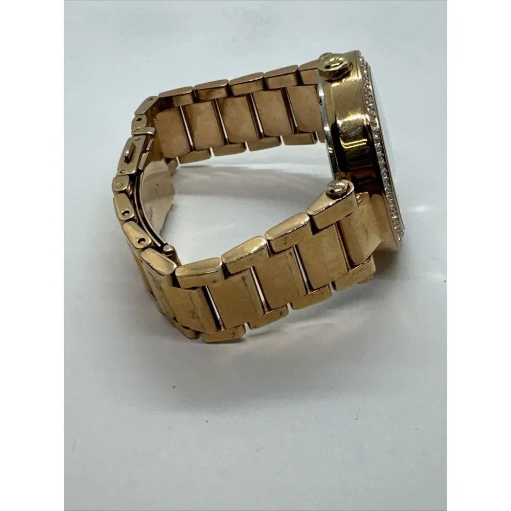Michael Kors Parker MK5865 Women Rose Gold Analog Dial Quartz Wrist Watch JNA437